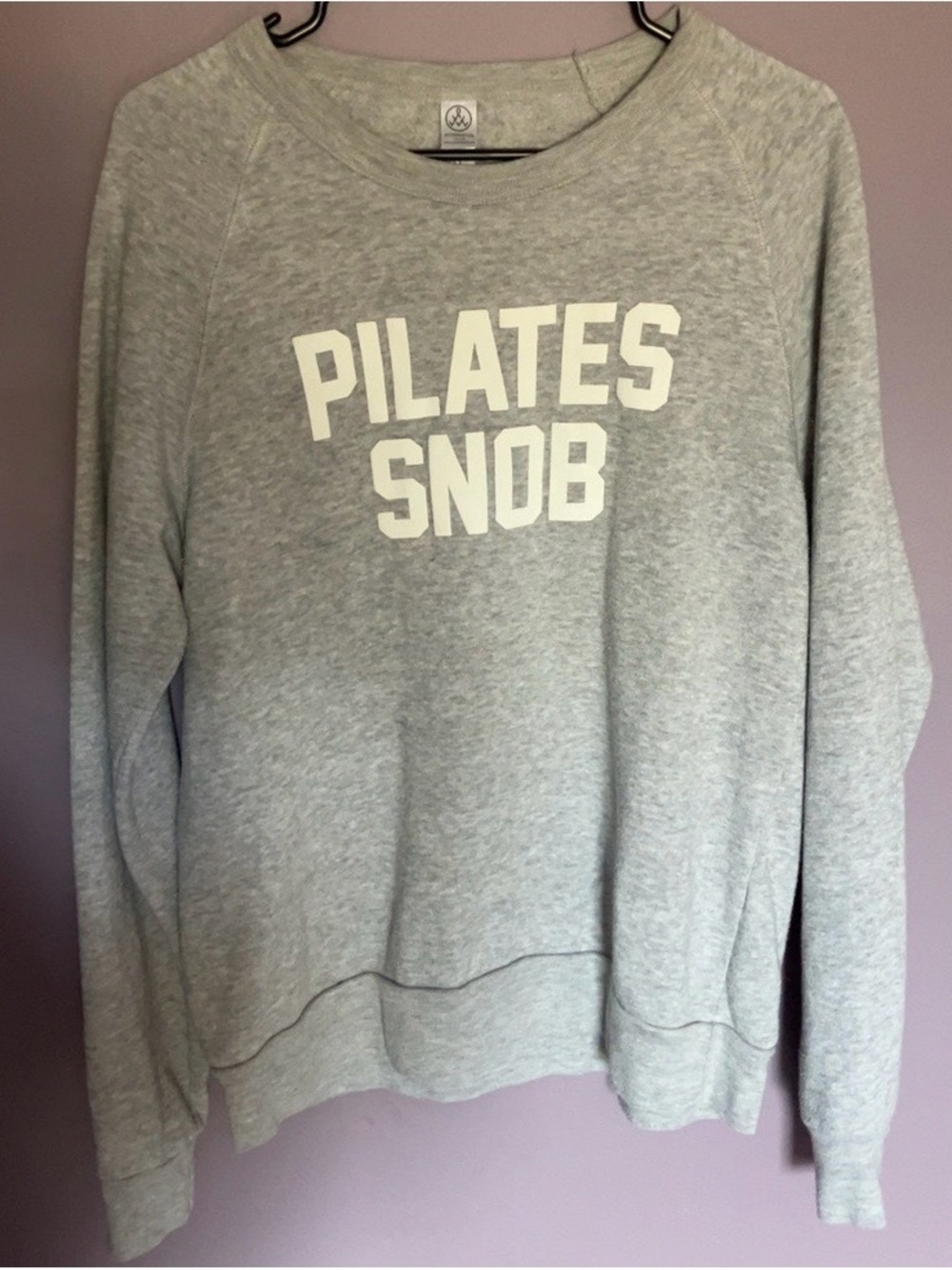 Alternative Earth Grey Crewneck Pilates Sweatshirt